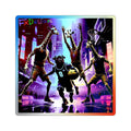 Holographic Basketball Sticker — Neon City Animal Hoops Die-Cut Sticker