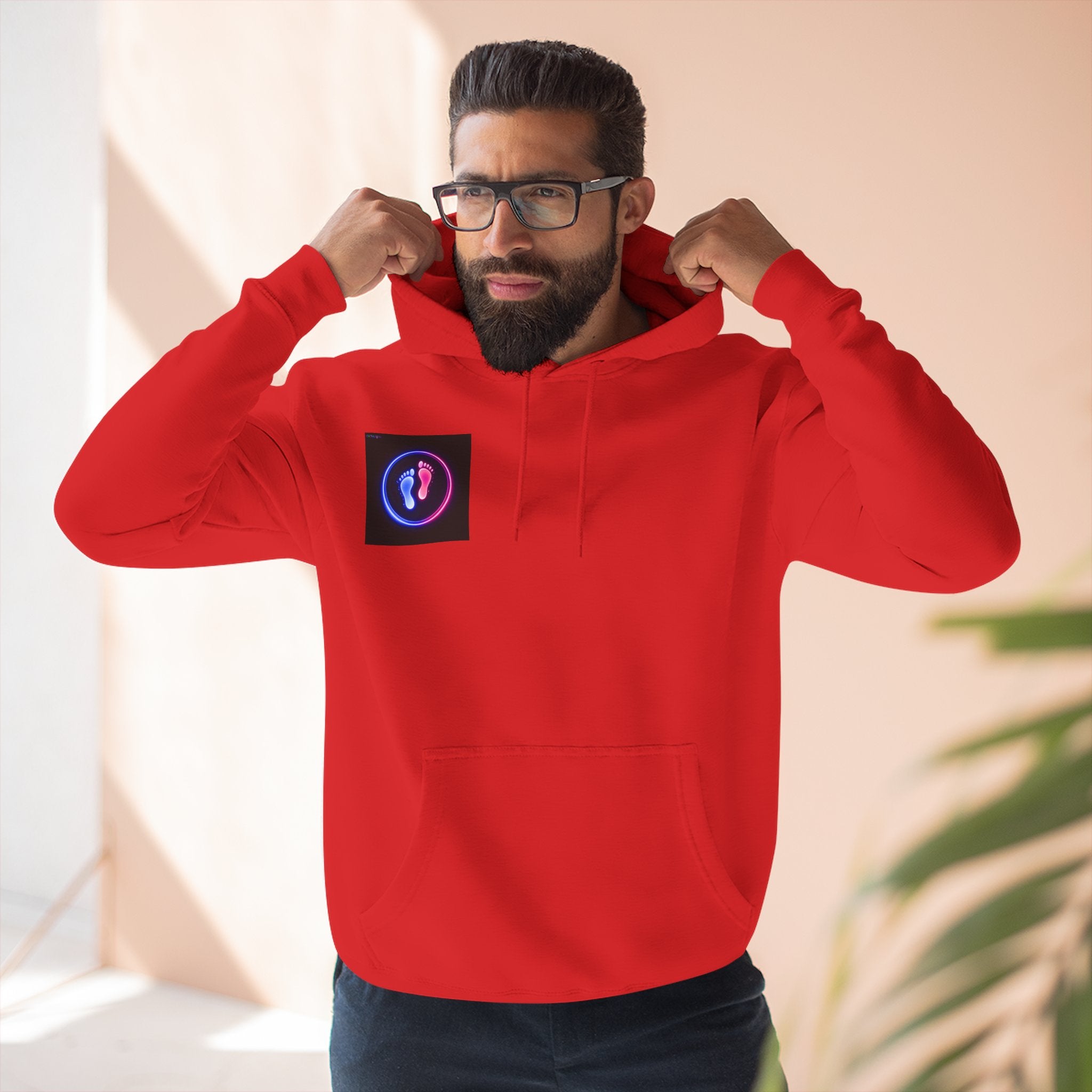 Bigfoot Coffee Hoodie — "Let me get my coffee before you talk to me" Graphic Fleece Hoodie