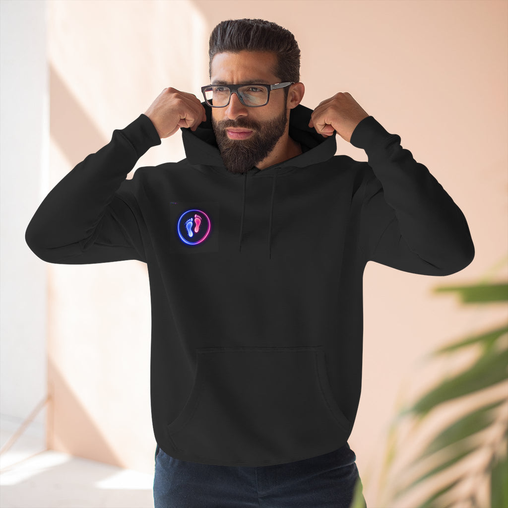 Bigfoot Coffee Hoodie — "Let me get my coffee before you talk to me" Graphic Fleece Hoodie