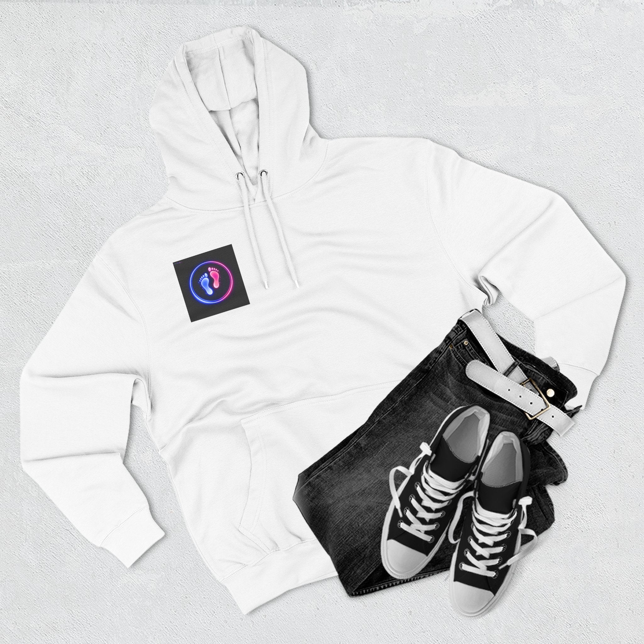 Bigfoot Coffee Hoodie — "Let me get my coffee before you talk to me" Graphic Fleece Hoodie