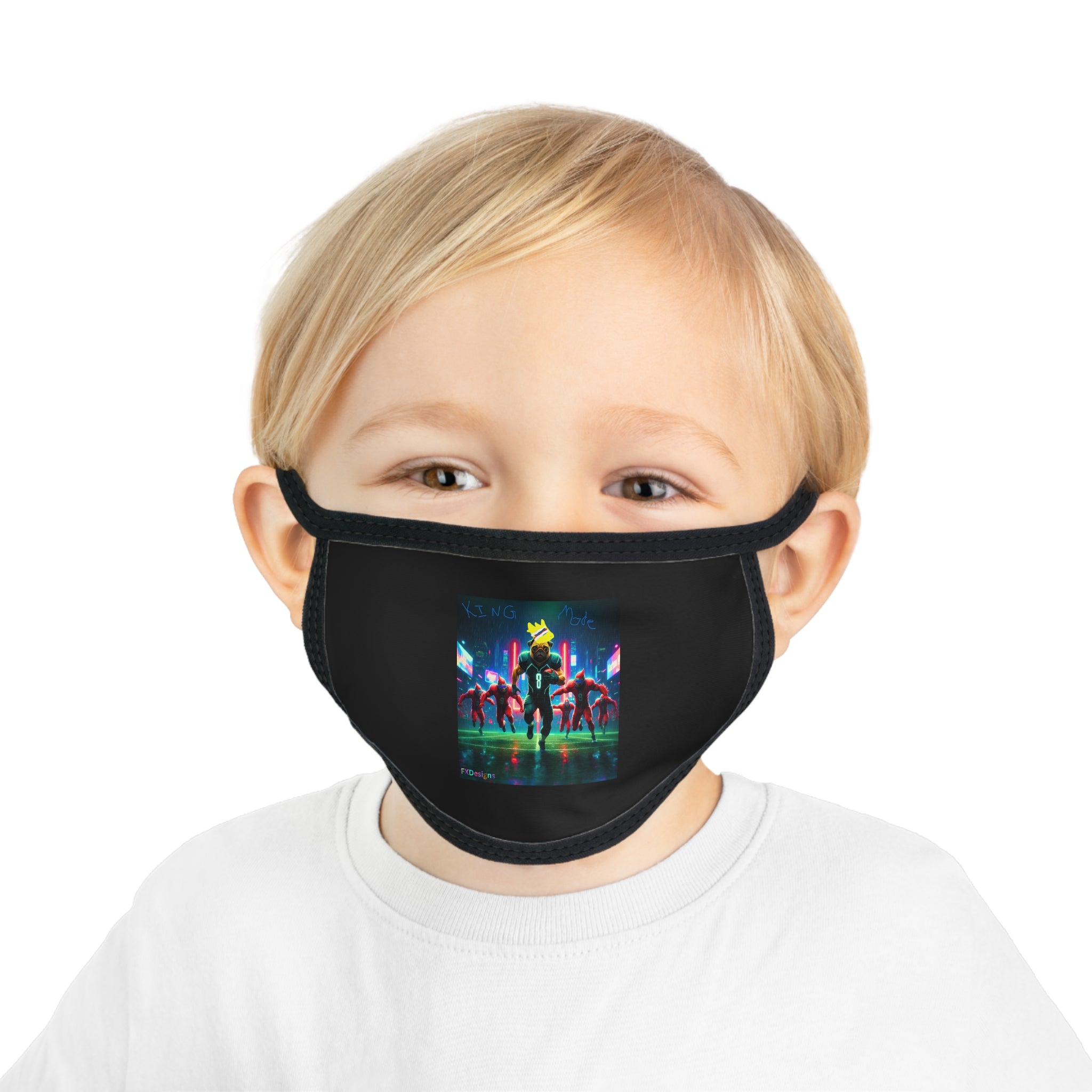 Kid's Face Mask —PuGgster "King Mode"