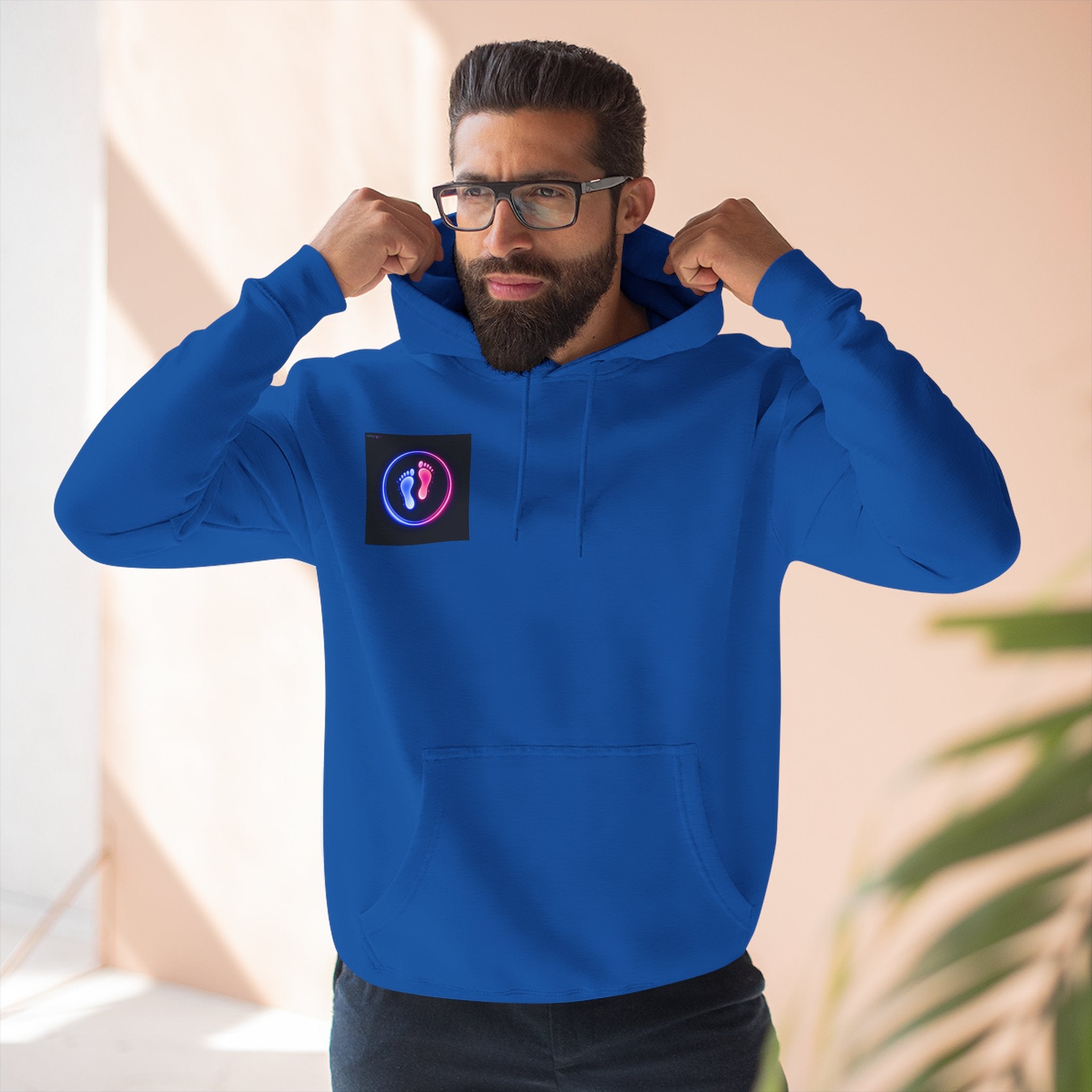 Bigfoot Coffee Hoodie — "Let me get my coffee before you talk to me" Graphic Fleece Hoodie