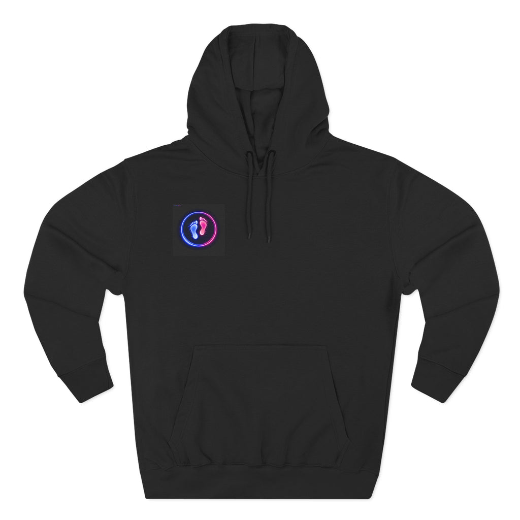 Bigfoot Coffee Hoodie — "Let me get my coffee before you talk to me" Graphic Fleece Hoodie