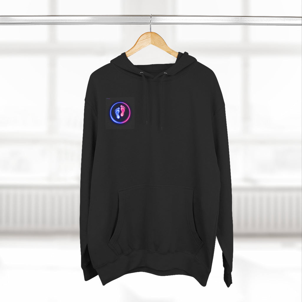 Bigfoot Coffee Hoodie — "Let me get my coffee before you talk to me" Graphic Fleece Hoodie