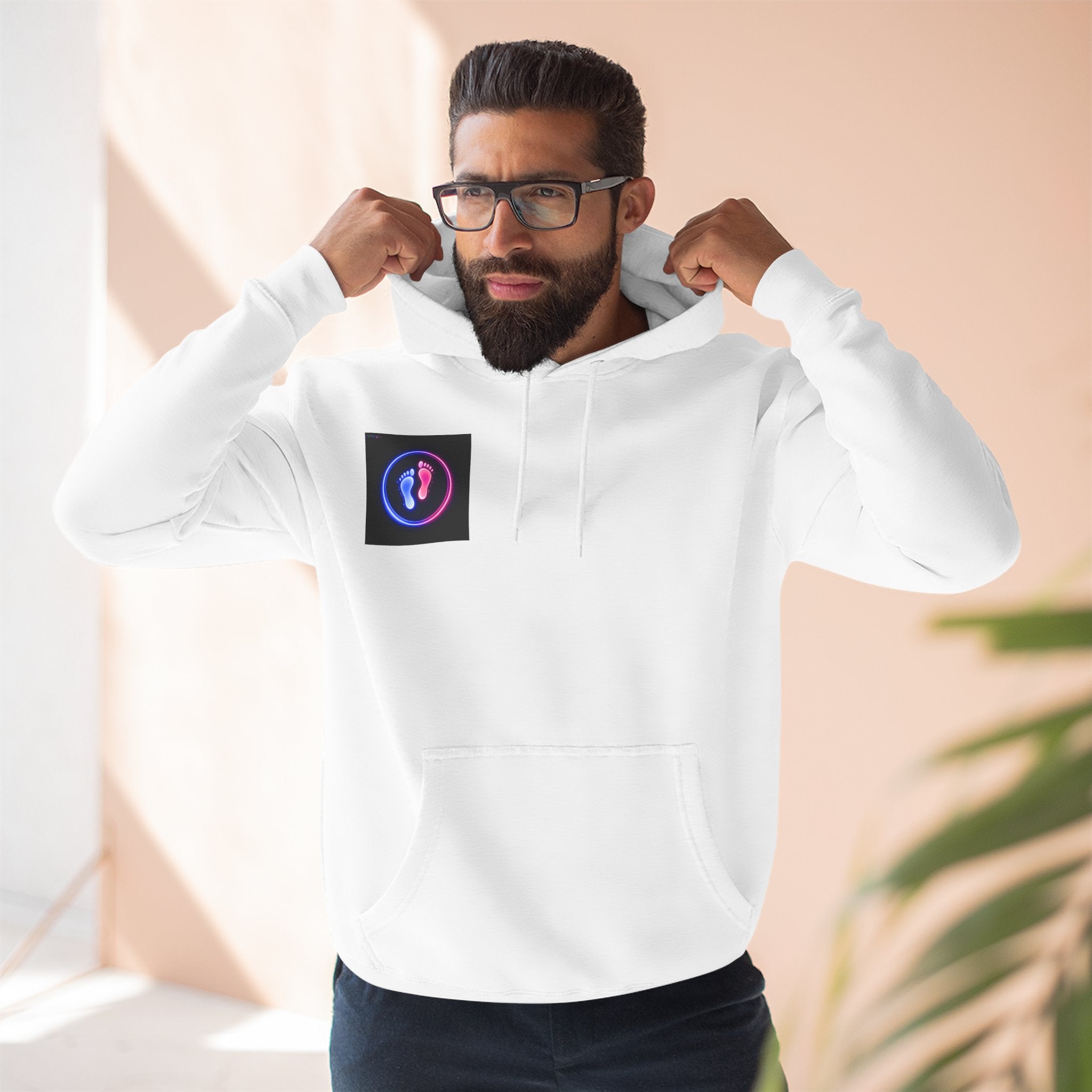 Bigfoot Coffee Hoodie — "Let me get my coffee before you talk to me" Graphic Fleece Hoodie