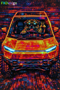 PugPunkTeslaOrangeCicle